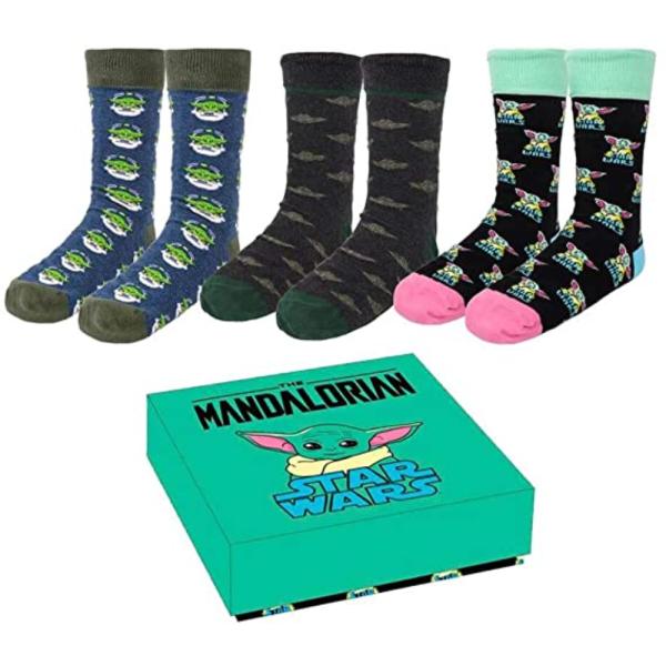 Pack 3 Calcetines The Mandalorian The Child En Caja Mujer (35-41)