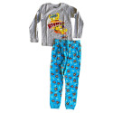 Pijama Invierno Superthings Niño Gris Rivals
