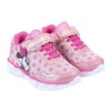 Zapatillas Deportivas Con Luces Minnie Mouse Niña Rosas Lunares