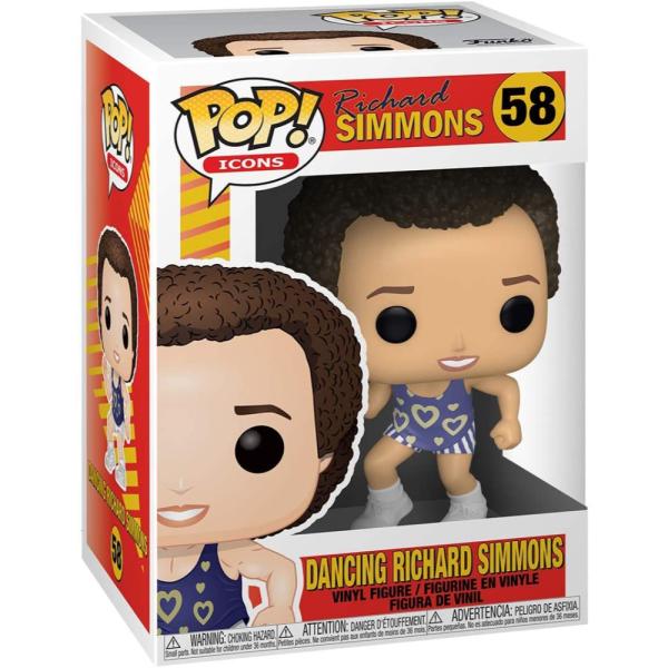 Figura Funko Pop! Funkos de Personajes Richard Simmons 58 Dancing Richard Simmons