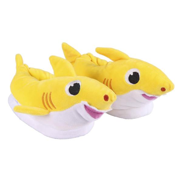 Zapatillas De Casa 3D Baby Shark Niño Amarillas
