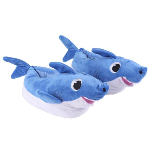 Zapatillas De Casa 3D Baby Shark Niño Azules