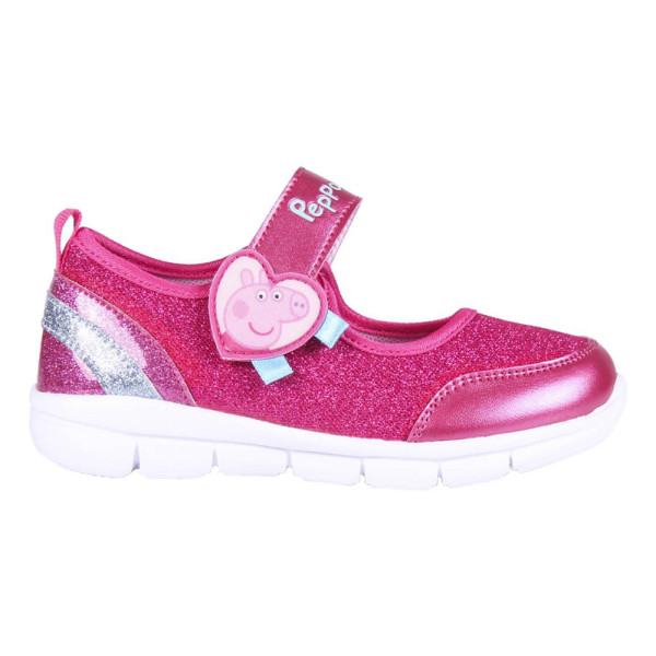 Zapatillas Deportivas Peppa Pig Fucsias Glitter Niña