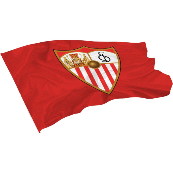Bandera Sevilla FC Roja Escudo 150x100 CM