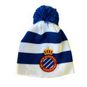 Gorro con Pompón RCD Espanyol Escudo Adulto