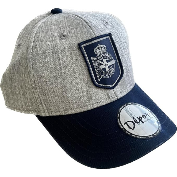 Gorra Deportivo de La Coruña Gris Premium Adulto