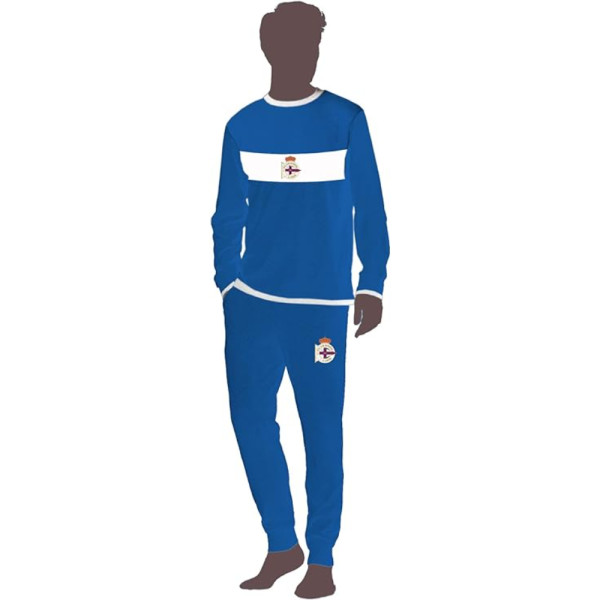 Pijama Verano Deportivo de La Coruña Franja Adulto