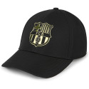 Gorra FC Barcelona Negro y Dorado Hombre
