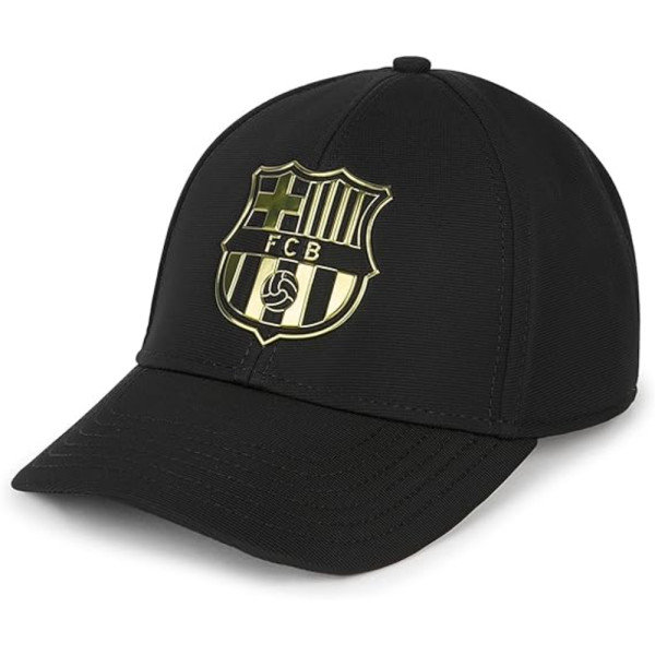 Gorra FC Barcelona Negro y Dorado Hombre