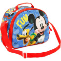 Bolsa Portaalimentos 3D con Correa Bandolera Mickey Mouse Fun