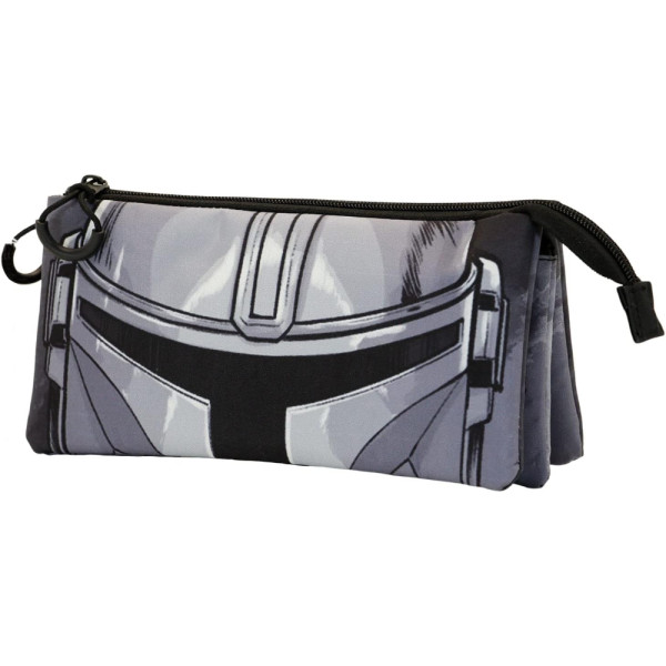 Estuche Portatodo Triple The Mandalorian Helmet