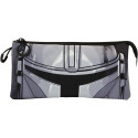 Estuche Portatodo Triple The Mandalorian Helmet