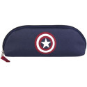 Estuche Portatodo Escolar Capitán América Azul
