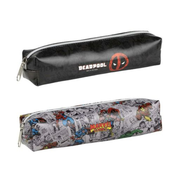 Set 2 Estuche Portatodo Deadpool y Avengers Polipiel