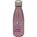 Botella de Acero Snoopy Caseta Rosa 550 ML