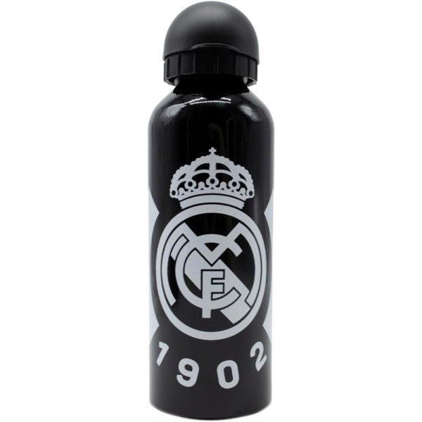 Bidón de Aluminio Real Madrid Negro 500 ML