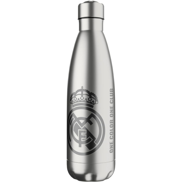 Botella de Acero Doble Pared Real Madrid Plateada 500 ML