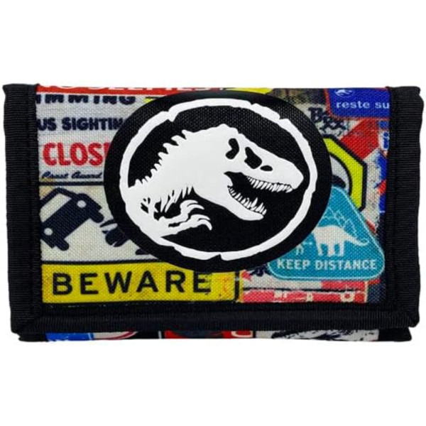 Cartera Billetera con Velcro Jurassic World Danger