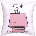 Cojín Snoopy Caseta Rosa 35x35