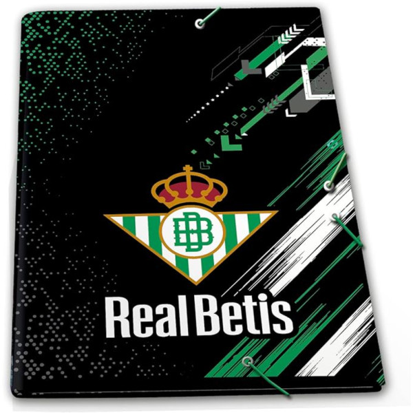 Carpetas de Solapas Real Betis Balompié Negra A4