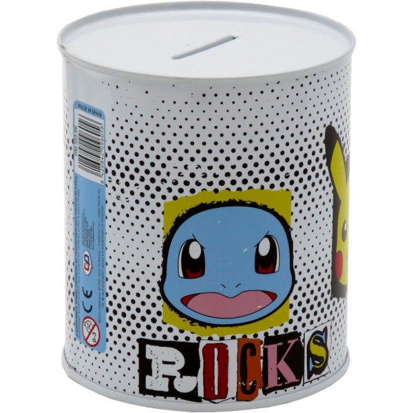 Hucha de Metal Pokémon Rocks Mediana
