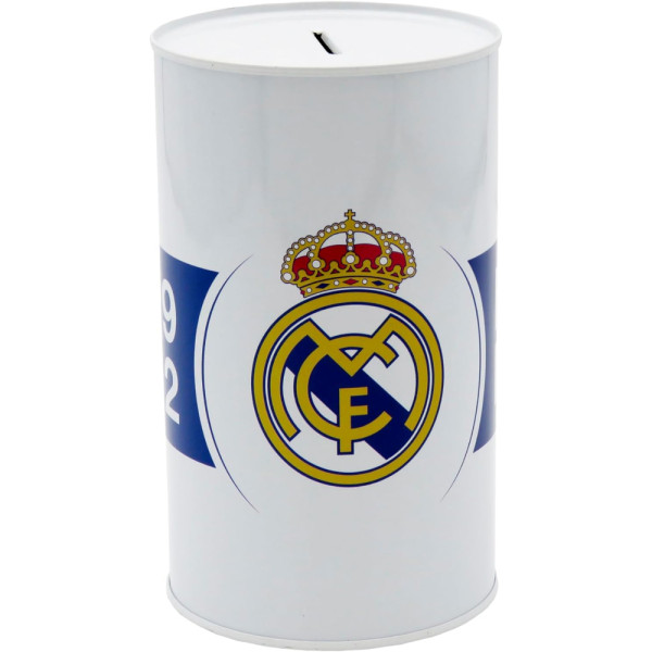 Hucha de Metal Real Madrid Blanca Grande