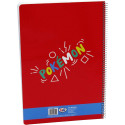 Cuaderno Pokémon Colorful A4 con Hojas Cuadriculadas
