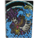 Cuaderno Dungeons and Dragons Black Light A4 con Hojas Cuadriculadas
