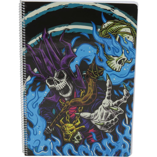 Cuaderno Dungeons and Dragons Black Light A4 con Hojas Cuadriculadas