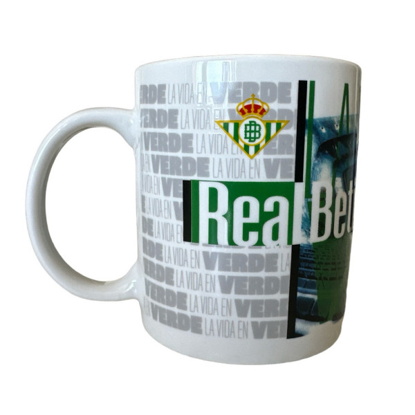 Taza Cerámica Real Betis La Vida en Verde 300 ML