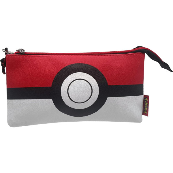 Estuche Portatodo Triple Pokémon Pokeball