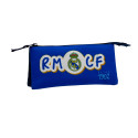 Estuche Portatodo Triple Real Madrid RMCF Azul