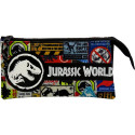 Estuche Portatodo Triple Jurassic World Danger