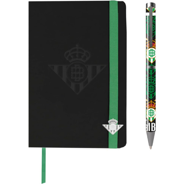 Set de Agenda y Bolígrafo Real Betis Balompié