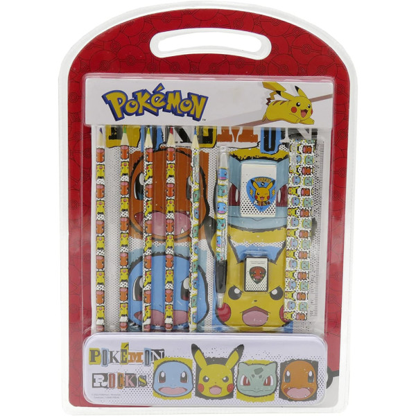 Set de Papelería Pokémon Rocks 11 Piezas