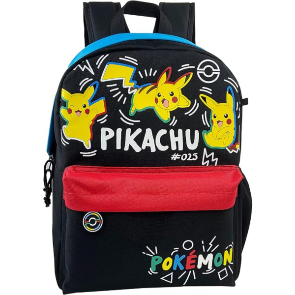 Mochila Juvenil Pokémon Colorful
