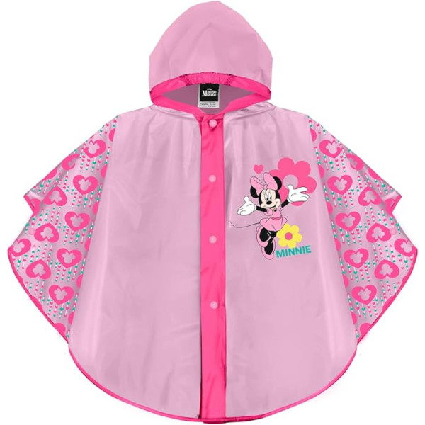 Chubasquero Perletti Minnie Mouse Flores