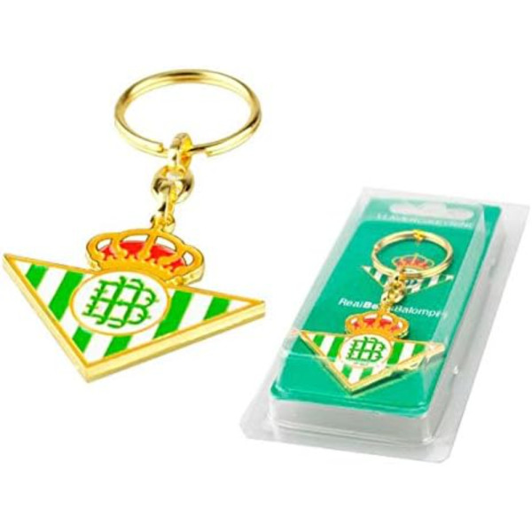 Llavero Real Betis Balompié Escudo Dorado