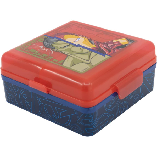 Sandwichera Múltiple Cuadrada Avengers Invincible Force