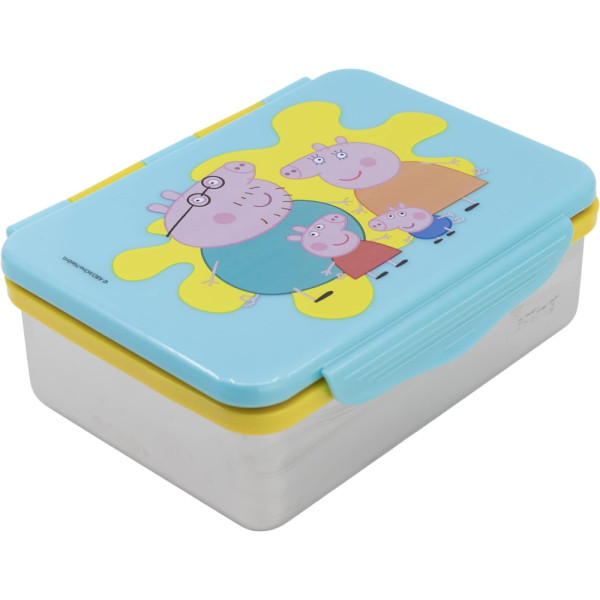 Sandwichera Acero Inoxidable Peppa Pig Core 1100 ML