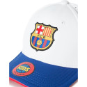 Gorra FC Barcelona Blanco y Azul Junior