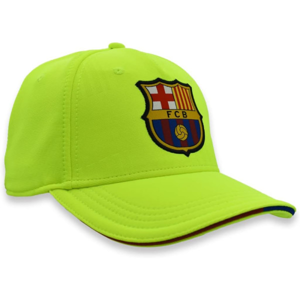 Gorra FC Barcelona Amarillo Flúor Junior