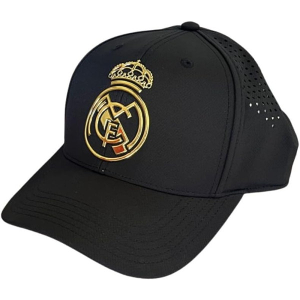 Gorra Real Madrid Negro y Dorado Junior