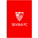 Cuaderno Sevilla FC Rojo A5 con Hojas Cuadriculadas