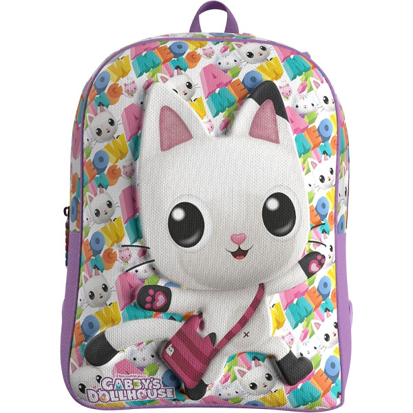 Mochila Guardería 3D La Casa de Muñecas de Gabby