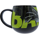 Taza Batman con Figurita 3D Negra Night 320 ML