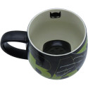 Taza Batman con Figurita 3D Negra Night 320 ML