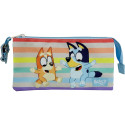 Estuche Portatodo Triple Bluey