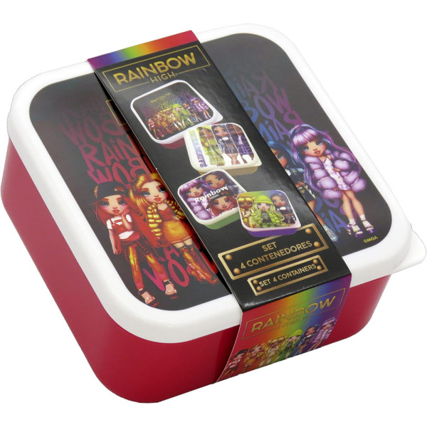 Set 4 Sandwicheras Rainbow High