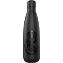 Botella de Acero Inoxidable Real Madrid Negro Rubberizada 550 ML